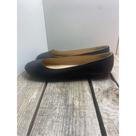 Lands’ End Women’s Black Ballet Flats Comfort Slip On Shoes Size 9.5 Work Casual - Picture 5 of 6